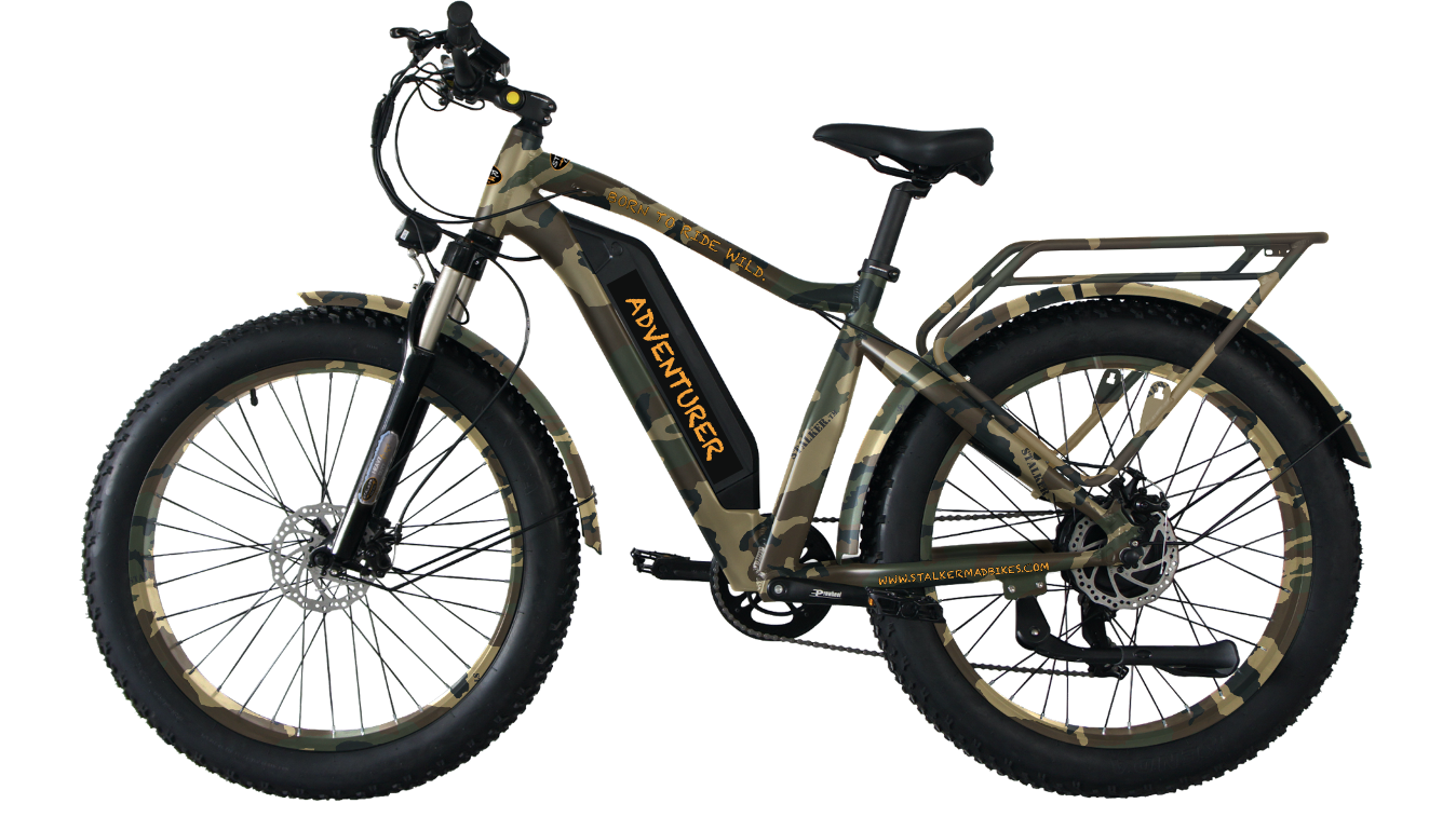 STALKER Mad Bike® TRANSHUMANCE - Meilleur vélo électrique pour la Chasse - 750W 48V 13Ah 90Nm