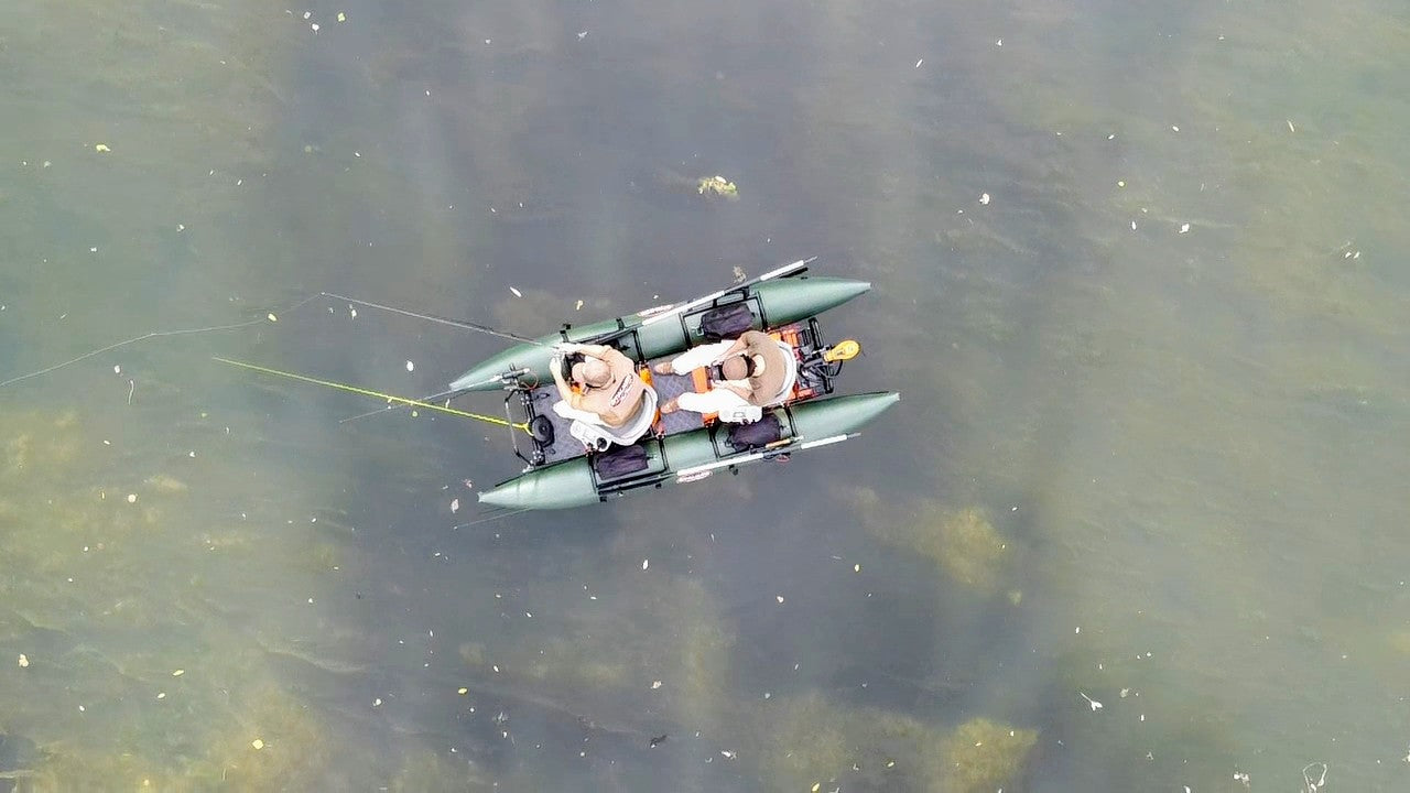 One Frog Two/The Frog Boat - 2 Man Fishing Boat (With PROWLER Trolling  Motor)